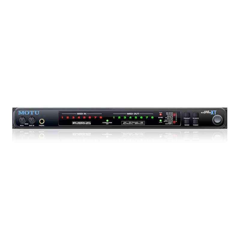 MOTU MIDI Express XT 8x8 USB MIDI Interface RSPE Audio Solutions