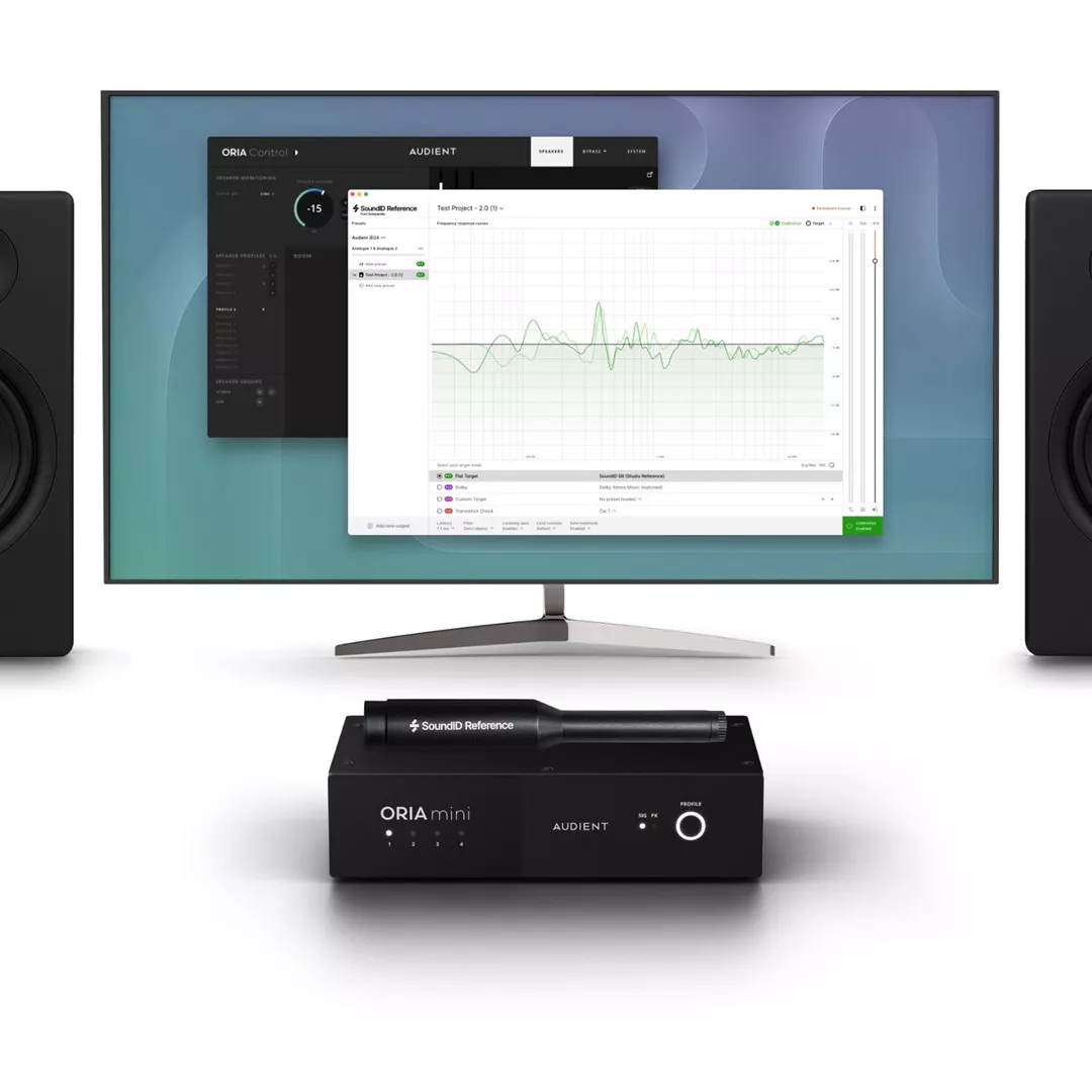 Audient ORIA Mini Room Correction System & Monitor Controller + SoundID Reference - Complete Bundle