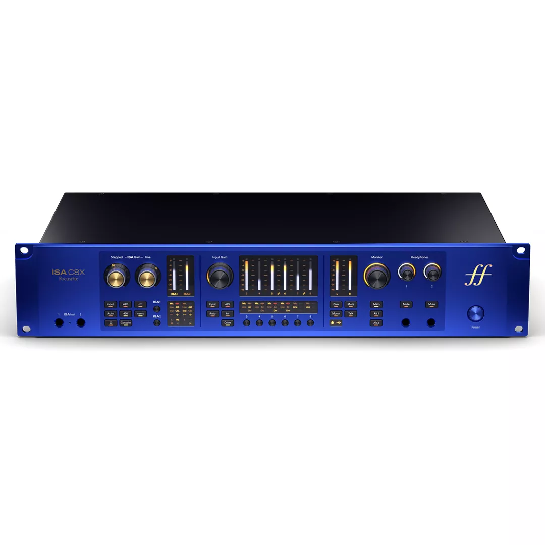 Focusrite ISA C8X: 26-In / 28-Out USB-C Audio Interface