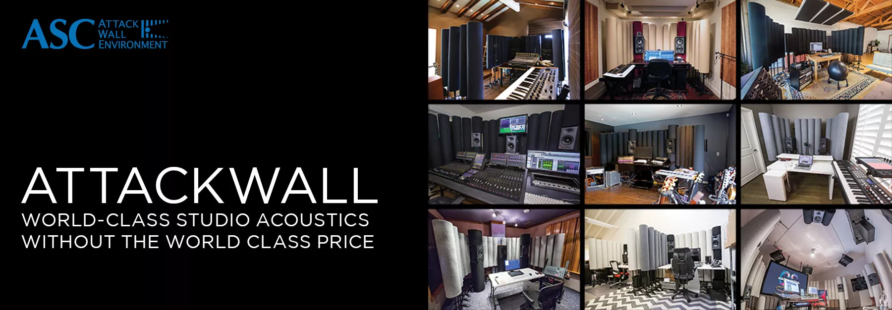 ASC AttackWall for Professional Recording Studios
