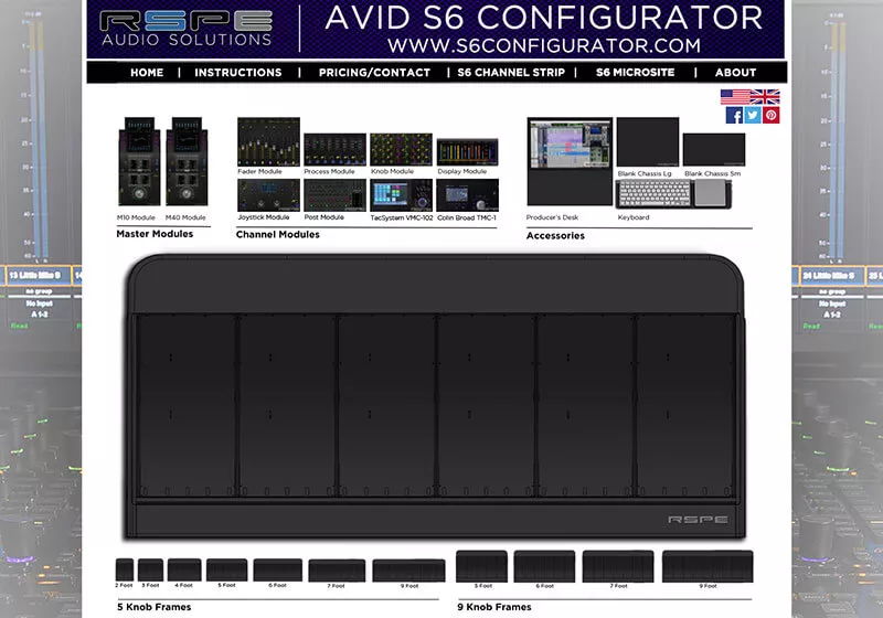 Avid S6 Configurator