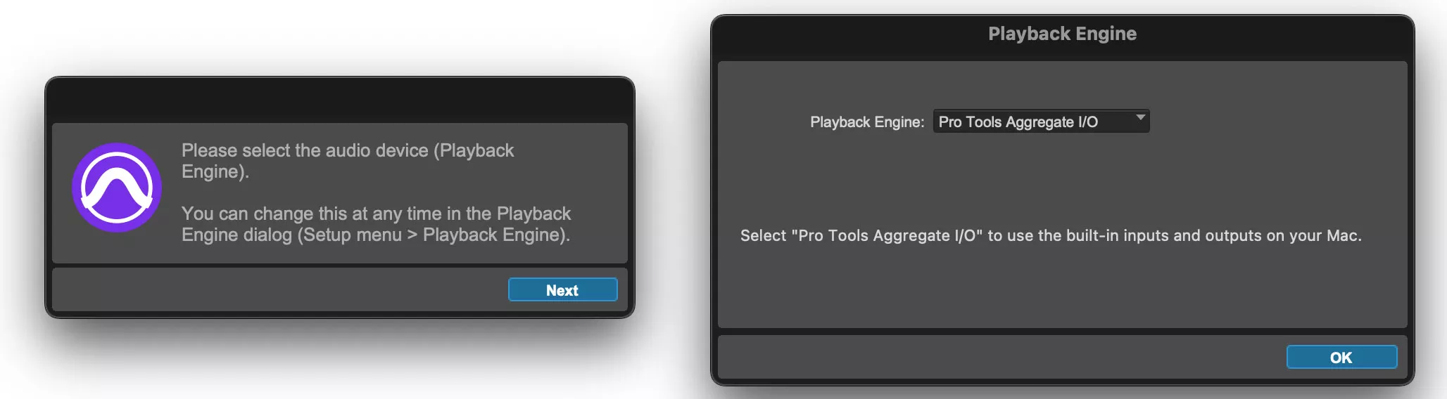 Pro Tools 2023.6 Playback Engine Prompt