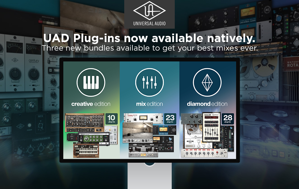 Universal Audio's UAD Plug-Ins Now Native + 3 New Bundles