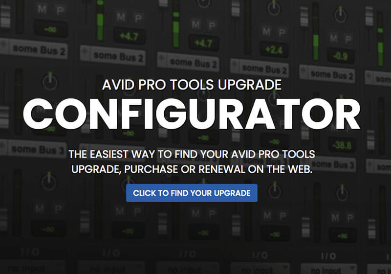 AVID Pro Tools Upgrade